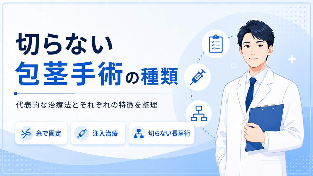 切らない包茎手術の種類